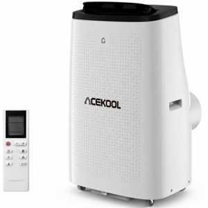 ACEKOOL 15000 BTU Portable Air Conditioner - Cools Rooms Up to 750 Sq.Ft, Window Vent Kit Included, Quiet Operation, 3-in-Cool/Fan/Dehumidifier, 24H Timer