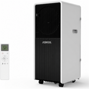 ACEKOOL 14000 BTU Portable Air Conditioners - Large 3 in-1 Standing AC Unit Cooling Up to 750 Sq.Ft - Quiet Air Condicionado with Remote Control, Cool, Fan, Dehumidifier, 24H Timer - Room Bedroom Indoor Floor