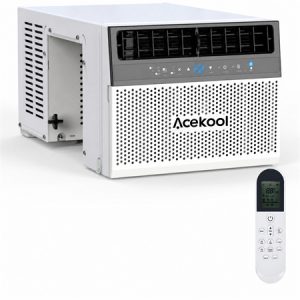 ACEKOOL Window Air Conditioner 6000 BTU, U Shaped Design, Ultra Quiet, WiFi Enabled, Energy Efficient, Remote Control, Cools Up to 269 Sq.Ft, Sleep Mode, Bedroom, Room, Office