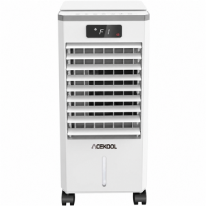 ACEKOOL Portable Evaporative Air Cooler, 7L Water Tank, Touch Control & Remote Control, 120V 60Hz 65W, Personal Air Conditioner Fan for Home, Office, Bedroom, White