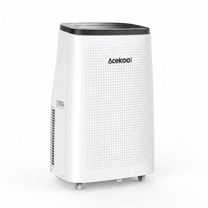 ACEKOOL 14000 BTU Portable Air Conditioner - Cools Rooms Up to 750 Sq.Ft, Window Vent Kit Included, Quiet Operation, 3-in-Cool/Fan/Dehumidifier, 24H Timer