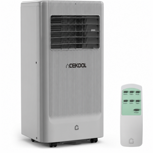 ACEKOOL 10000 BTU Portable Air Conditioner, Quiet 3 in-1 Cooling Unit for Rooms Up to 450 Sq.Ft, Includes Dehumidifier & Fan Modes, Remote Control, Sleep Mode Perfect for Bedrooms & Apartments